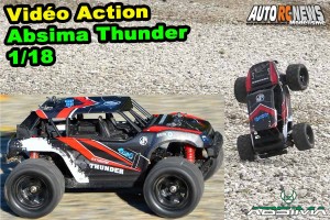 . [Video] Ca commence fort ! On essaie l'Absima Thunder 1/18 !