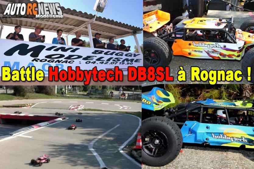 vidéo d'une battle avec les db8sl hobbytech sur la piste de rognac sur le challenge mrtp mini racing tour de provence.