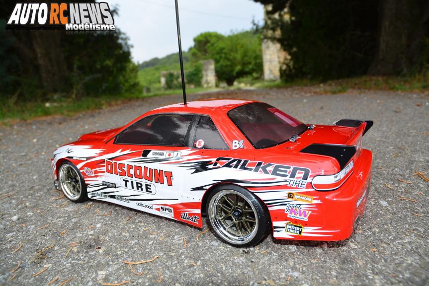 HPI Nitro RS4 3 Drift Dai Yoshihara Nissan S13 #112587 Voiture radiocommandée hpi thermique 1/10ème équipéed'un moteur thermique de 3cm3 pour faire du drift.