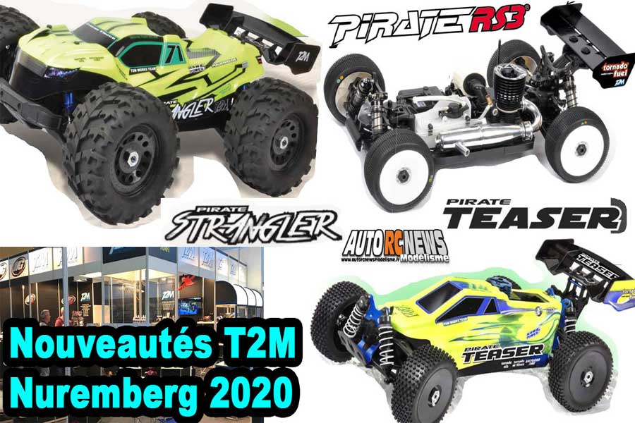 nouveautés t2m nuremberg 2020 avec le pirate rs3 t4960, le pirate teaser t4950 et le pirate strangler t4951