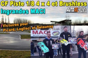 . [REPORTAGE] 1ere CF Piste 1/8 4 x 4 et Brushless Ingrandes MACI