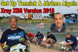 . Set Up Xray XB8 Yannick et Jerome Aigoin