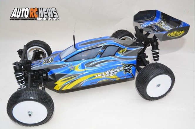 Carrosserie Et Spoiler Carson Pour Châssis Dirt Warrior Sport X10EB - Pièce De Rechange Modèle Réduit