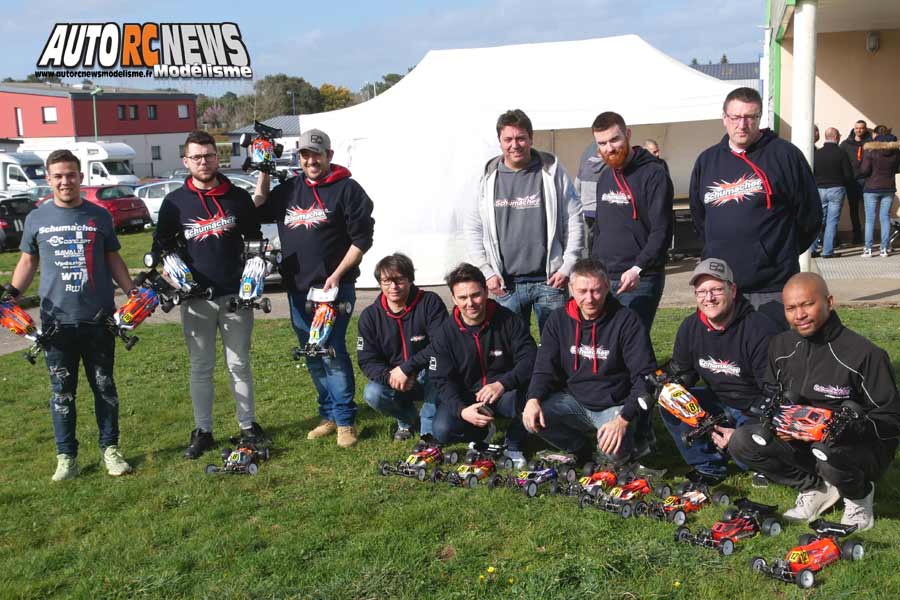 1ère cf piste 1/10 thermique thermique et gt8 à angoulême club arca16 les 23 et 24 mars 2019.