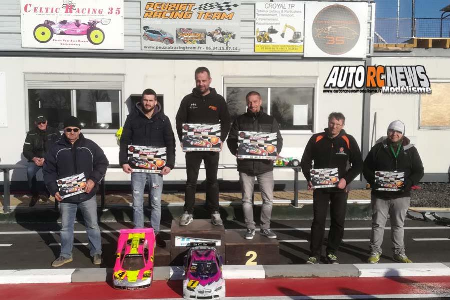 1ère cf piste 1/10 thermique thermique et gt8 à angoulême club arca16 les 23 et 24 mars 2019.