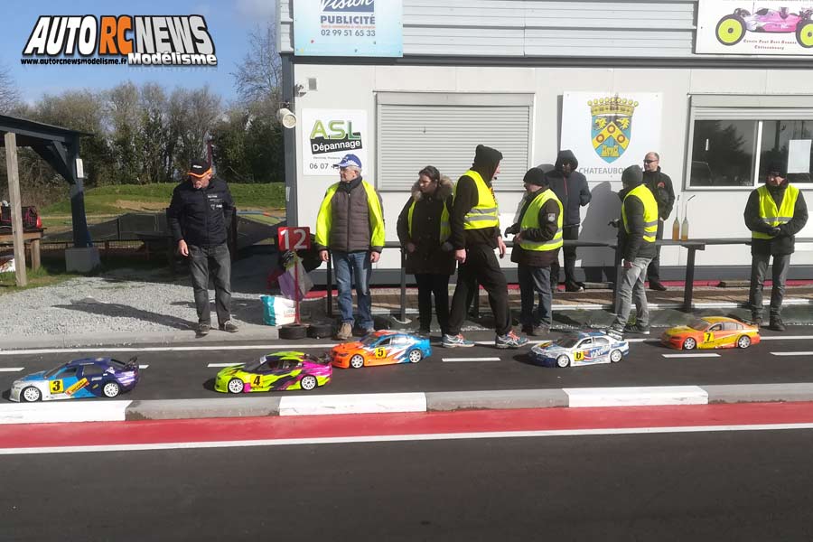 1ère cf piste 1/10 thermique thermique et gt8 à angoulême club arca16 les 23 et 24 mars 2019.