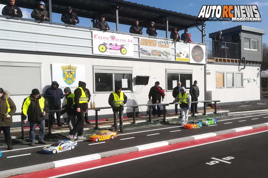 1ère cf piste 1/10 thermique thermique et gt8 à angoulême club arca16 les 23 et 24 mars 2019.