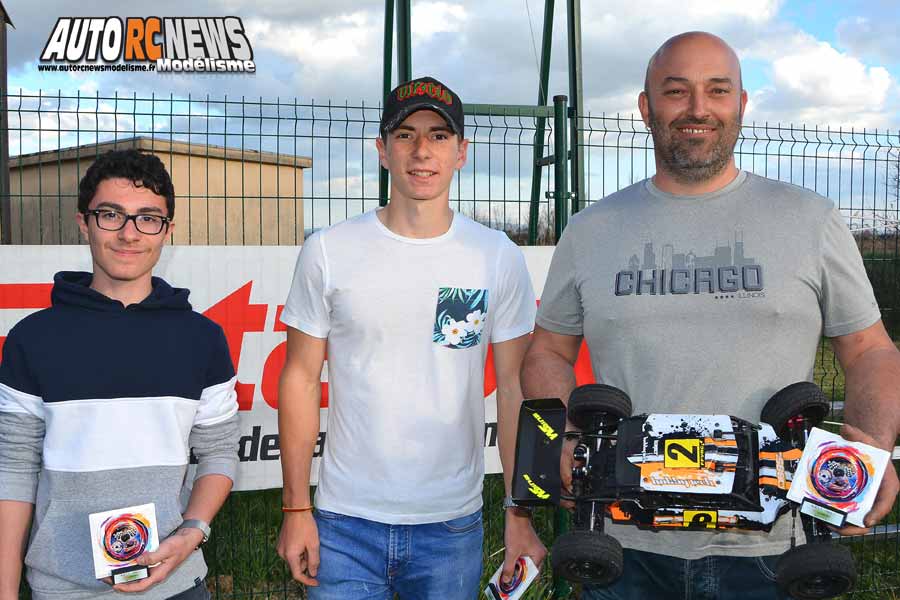 1ère cf piste 1/10 thermique thermique et gt8 à angoulême club arca16 les 23 et 24 mars 2019.