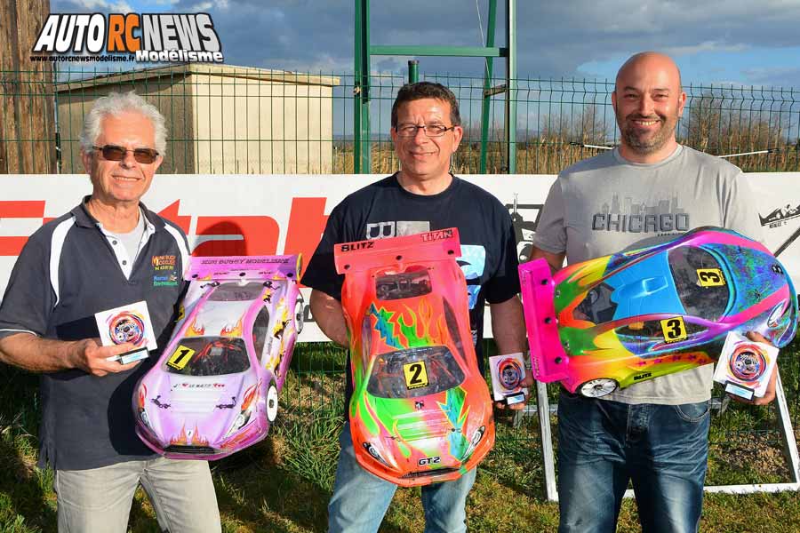 1ère cf piste 1/10 thermique thermique et gt8 à angoulême club arca16 les 23 et 24 mars 2019.