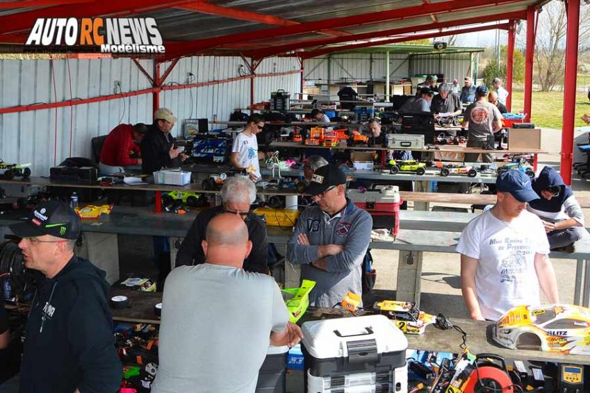 1ère cf piste 1/10 thermique thermique et gt8 à angoulême club arca16 les 23 et 24 mars 2019.