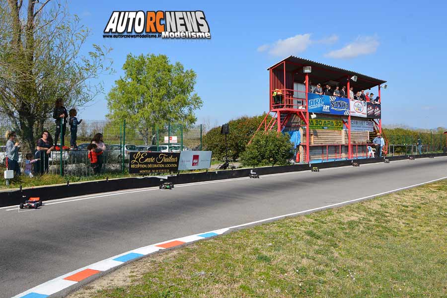 1ère cf piste 1/10 thermique thermique et gt8 à angoulême club arca16 les 23 et 24 mars 2019.