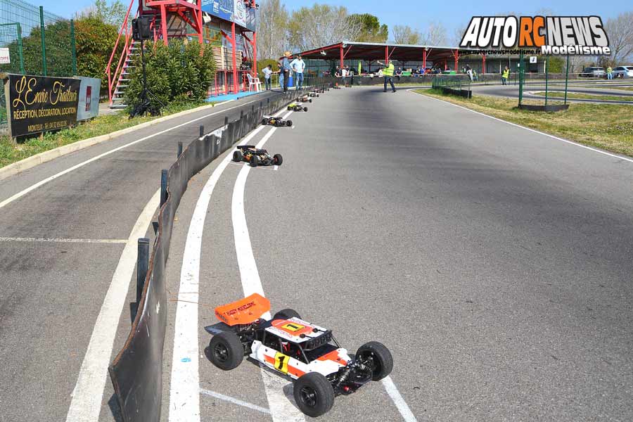 1ère cf piste 1/10 thermique thermique et gt8 à angoulême club arca16 les 23 et 24 mars 2019.