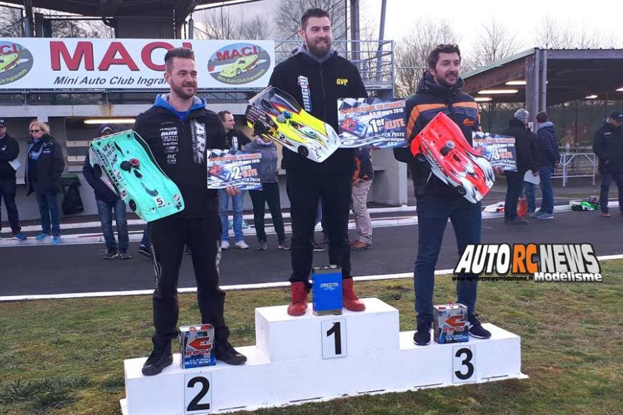 1ère cf piste 1/8 thermique 4 x 4 et brushless à ingrandes club maci les 9 et 10 mars 2019.