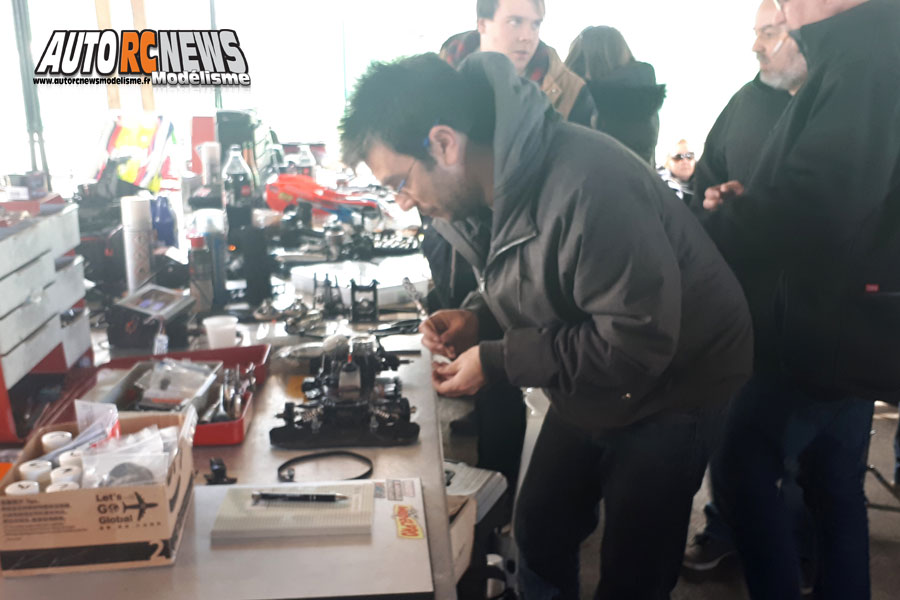 1ère cf piste 1/8 thermique 4 x 4 et brushless à ingrandes club maci les 9 et 10 mars 2019.
