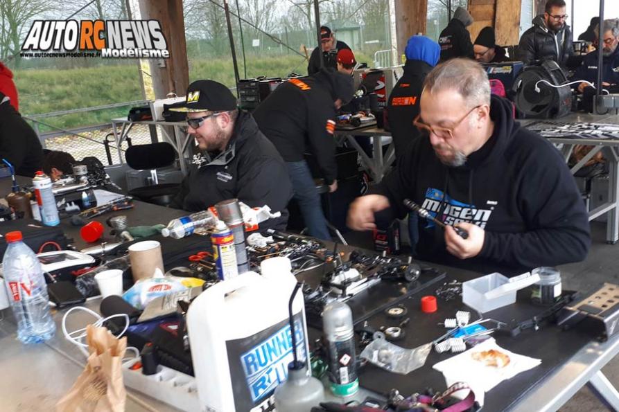 1ère cf piste 1/8 thermique 4 x 4 et brushless à ingrandes club maci les 9 et 10 mars 2019.