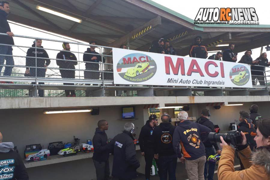 1ère cf piste 1/8 thermique 4 x 4 et brushless à ingrandes club maci les 9 et 10 mars 2019.
