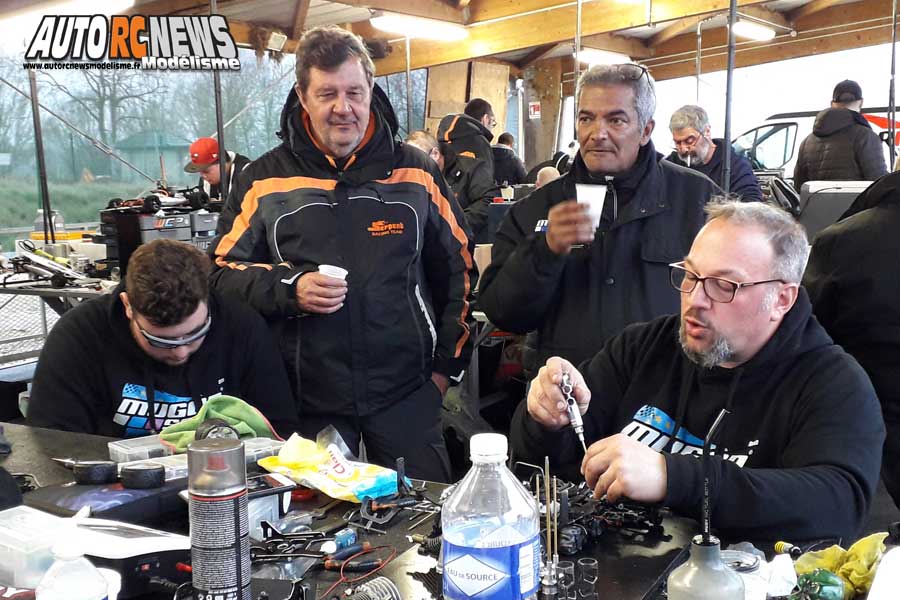 1ère cf piste 1/8 thermique 4 x 4 et brushless à ingrandes club maci les 9 et 10 mars 2019.
