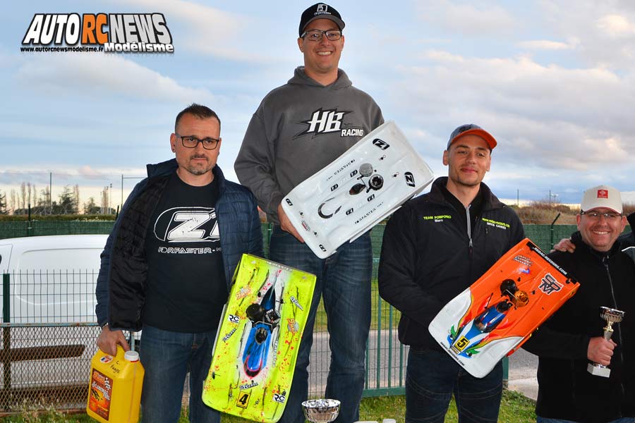 1ère cf piste 1/8ème classique et brushless à montpellier club amo les 9 et 10 mars 2019.