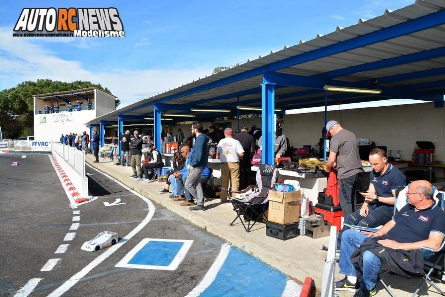 1ère cf piste 1/8ème classique et brushless à montpellier club amo les 9 et 10 mars 2019.