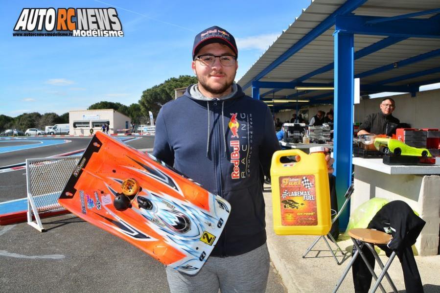 1ère cf piste 1/8ème classique et brushless à montpellier club amo les 9 et 10 mars 2019.