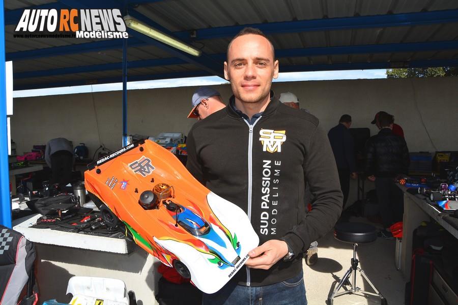 1ère cf piste 1/8ème classique et brushless à montpellier club amo les 9 et 10 mars 2019.