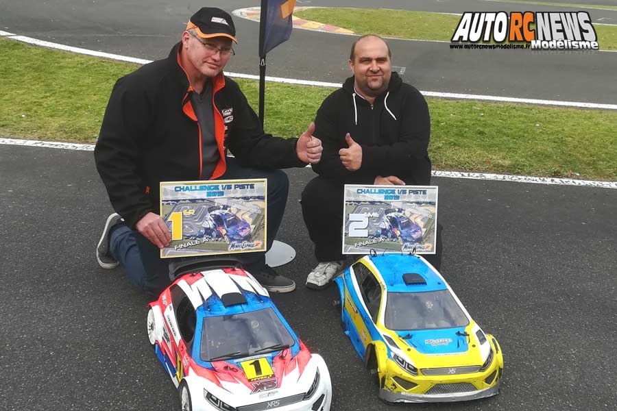 challenge piste 1/5 mcd xr5 et mini cooper t2m/fg à neuville de poitou au club modelespace les 2 et 3 mars 2019.
