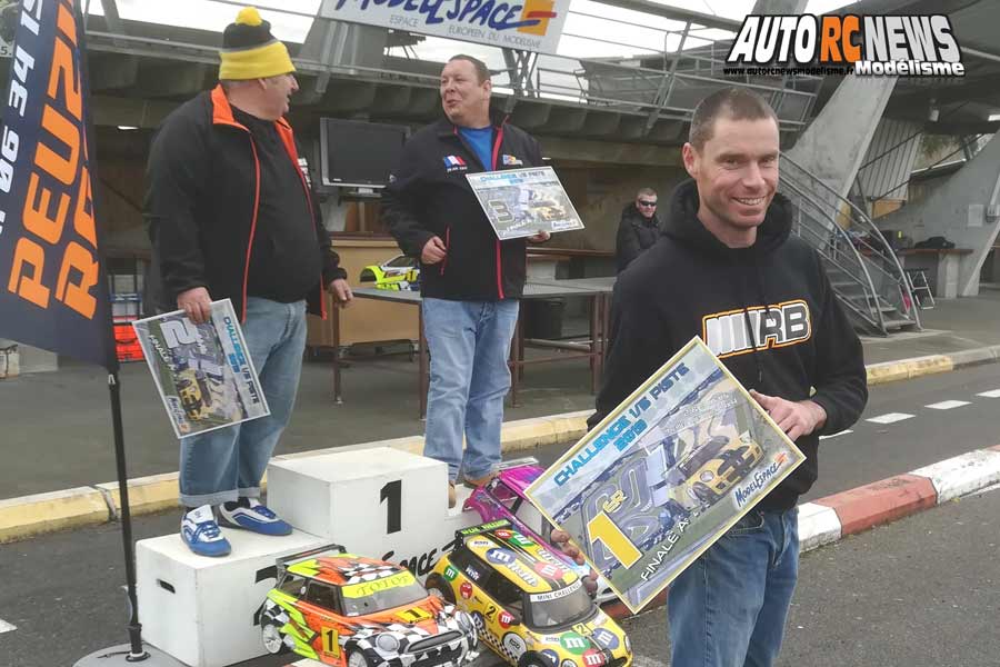 challenge piste 1/5 mcd xr5 et mini cooper t2m/fg à neuville de poitou au club modelespace les 2 et 3 mars 2019.