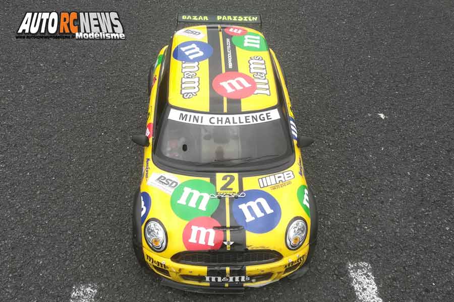 challenge piste 1/5 mcd xr5 et mini cooper t2m/fg à neuville de poitou au club modelespace les 2 et 3 mars 2019.