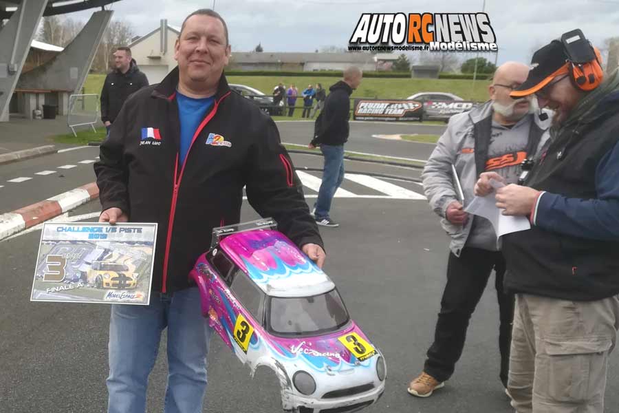 challenge piste 1/5 mcd xr5 et mini cooper t2m/fg à neuville de poitou au club modelespace les 2 et 3 mars 2019.