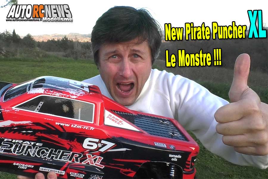 vidéo du t2m pirate puncher xl 1/6 rtr réf : t4945.