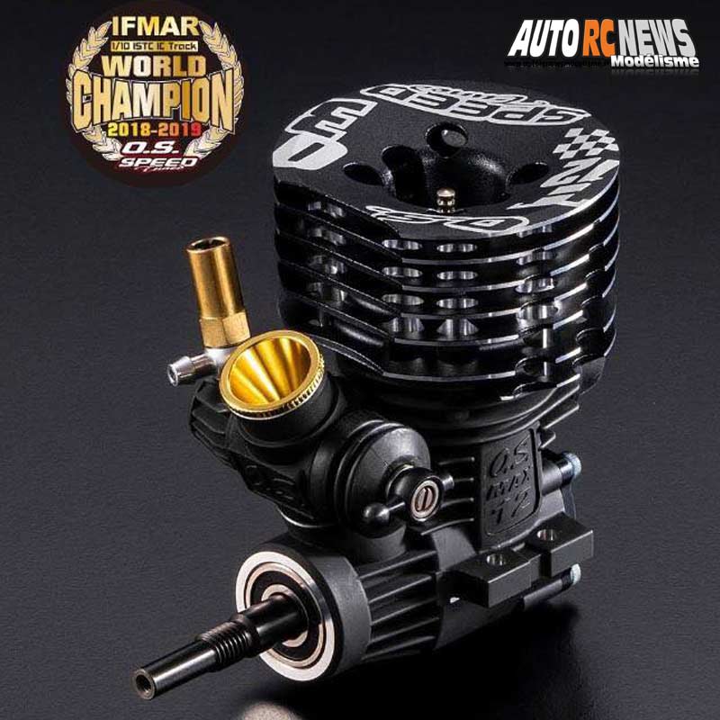 moteur os speed t1203 champion du monde avec naoto matsukura bientôt dispo en version spéciale pour les 300 1ers moteurs.