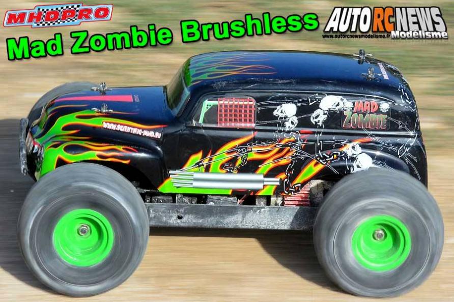 vidéo du mad zombie brushless mhdpro 1/10 rtr 4wd réf : z59000011 en action !