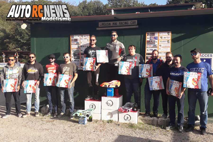 coupe de france piste 1/8 4 x 4 à limoges lmrc les 13 et 14 octobre 2018.