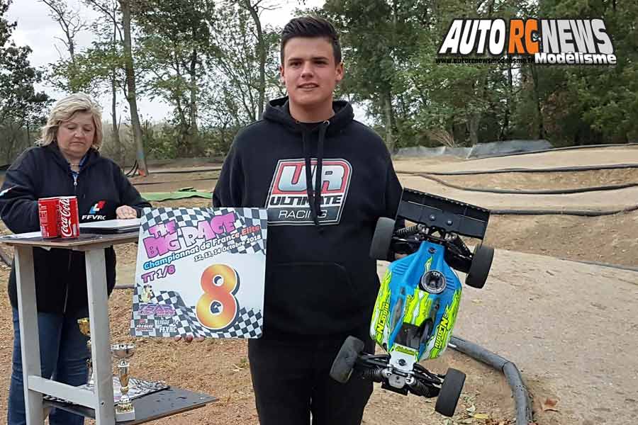 big race tt 1/8 élite à castres au club tsar les 13 et 14 octobre 2018.