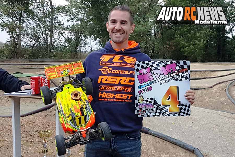 big race tt 1/8 élite à castres au club tsar les 13 et 14 octobre 2018.