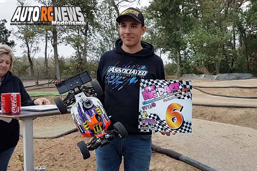 big race tt 1/8 élite à castres au club tsar les 13 et 14 octobre 2018.