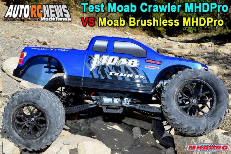 essai du MHDPro Moab Crawler rtr 1/10 réf : z6000022 distribué par scientific mhd.