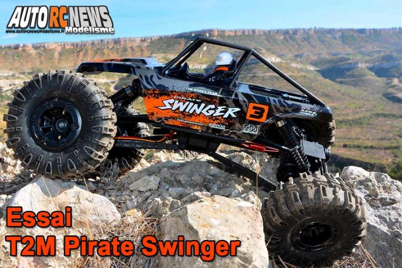 essai du t2m pirate swinger crawler 1/10 rc 4wd rtr électrique réf : t4942.