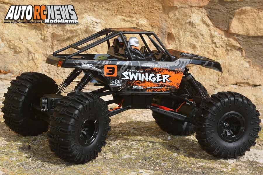 essai du t2m pirate swinger crawler 1/10 rc 4wd rtr électrique réf : t4942.