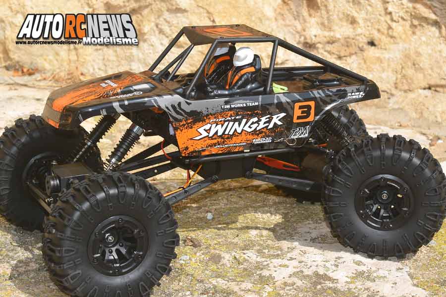 essai du t2m pirate swinger crawler 1/10 rc 4wd rtr électrique réf : t4942.