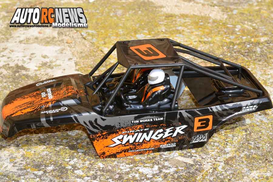 essai du t2m pirate swinger crawler 1/10 rc 4wd rtr électrique réf : t4942.