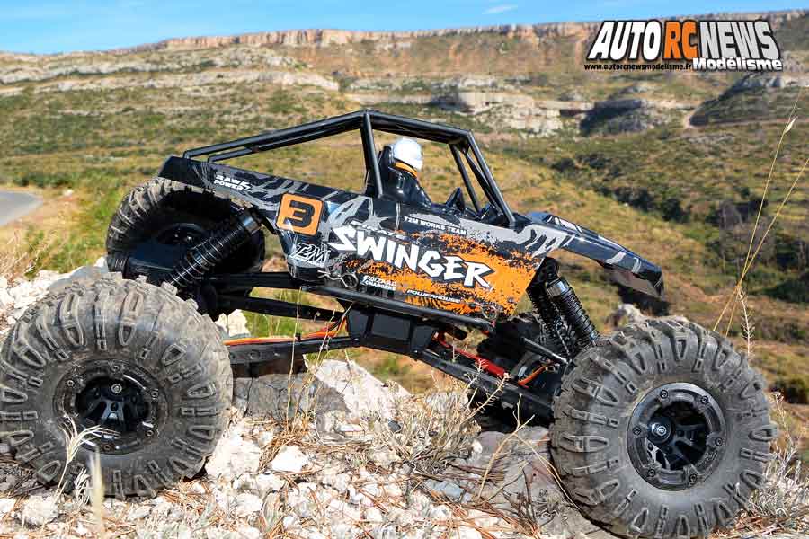 essai du t2m pirate swinger crawler 1/10 rc 4wd rtr électrique réf : t4942.