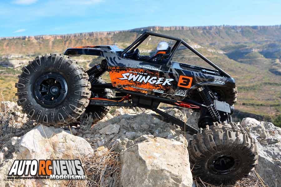 essai du t2m pirate swinger crawler 1/10 rc 4wd rtr électrique réf : t4942.