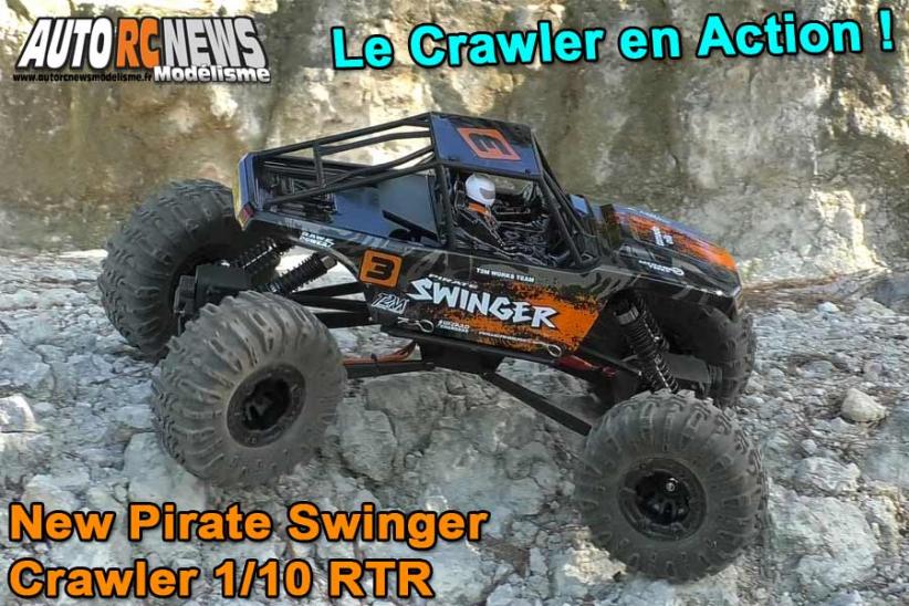 vidéo du t2m pirate swinger crawler 1/10 rc 4wd rtr électrique réf : t4942.