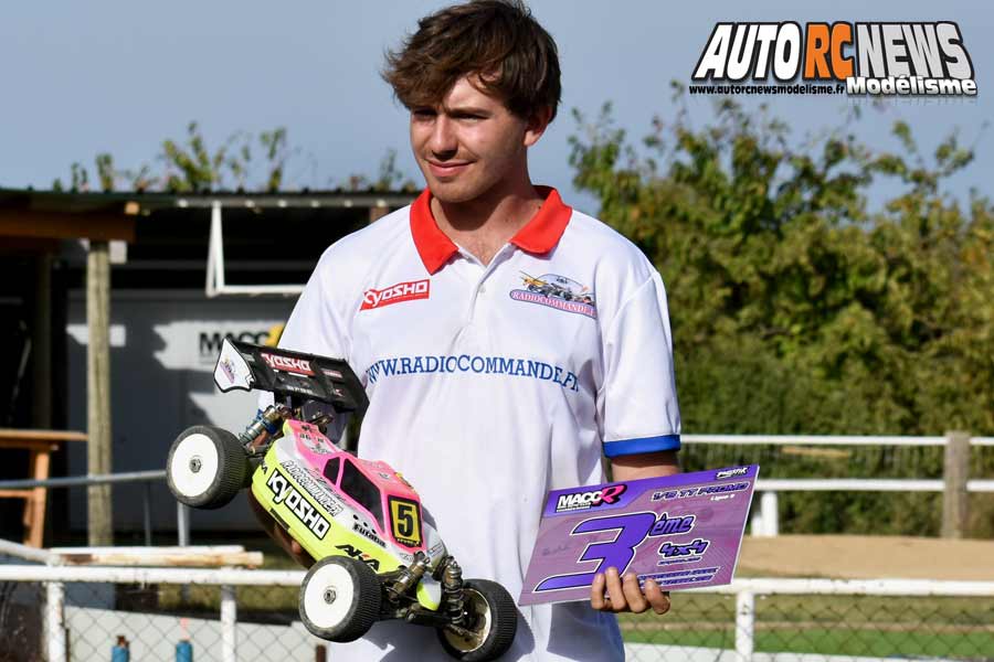 course tt 1/8 open promo brushless à charmes sur rhône club maccr07 le 9 septembre 2018.