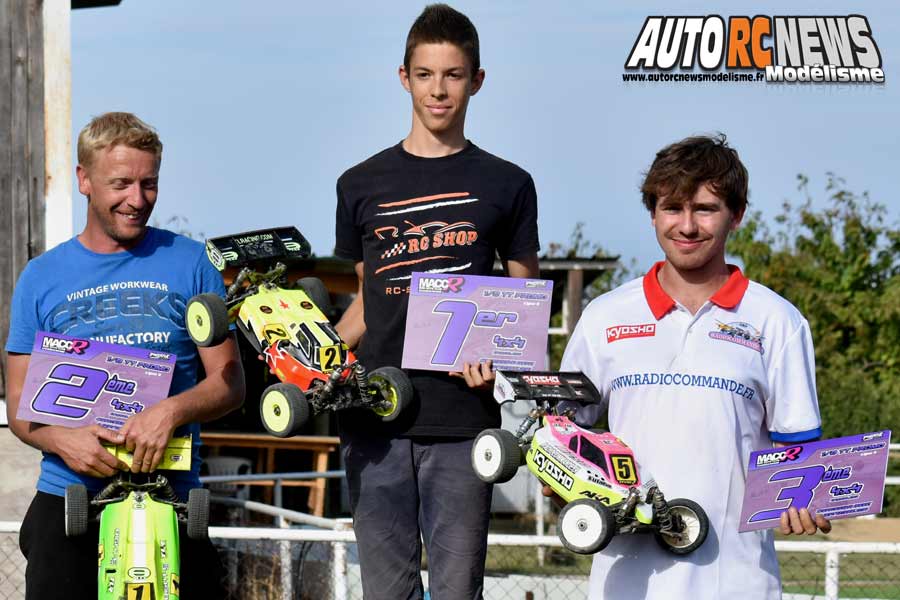 course tt 1/8 open promo brushless à charmes sur rhône club maccr07 le 9 septembre 2018.