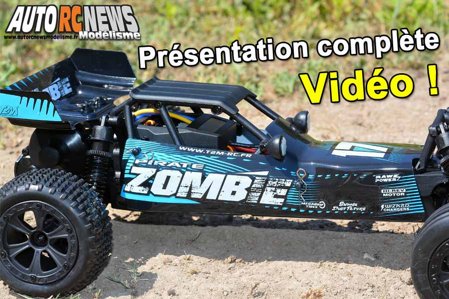 vidéo de présentation du pirate zombie t2m tt 1/10 électrique t4944.