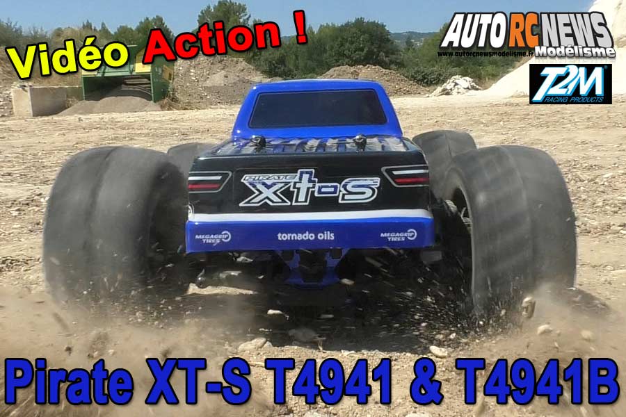 vidéo t2m pirate xt-s tt 1/10 électrique réf : t4941 et t4941b. vidéo t2m pirate xt-s tt 1/10 électrique réf : t4941 et t4941b.