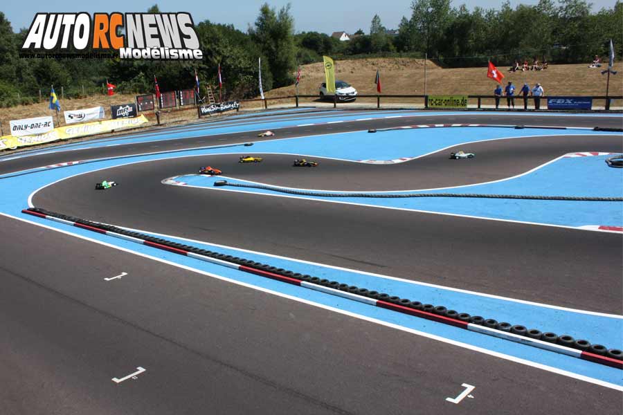 championnat d'europe piste 1/5ème thermique tc et f1 à tourlaville club tmb du 9 au 14 juillet 2018.