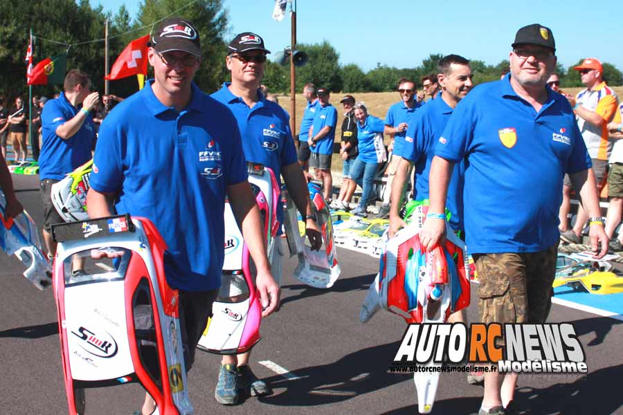 championnat d'europe piste 1/5ème thermique tc et f1 à tourlaville club tmb du 9 au 14 juillet 2018.